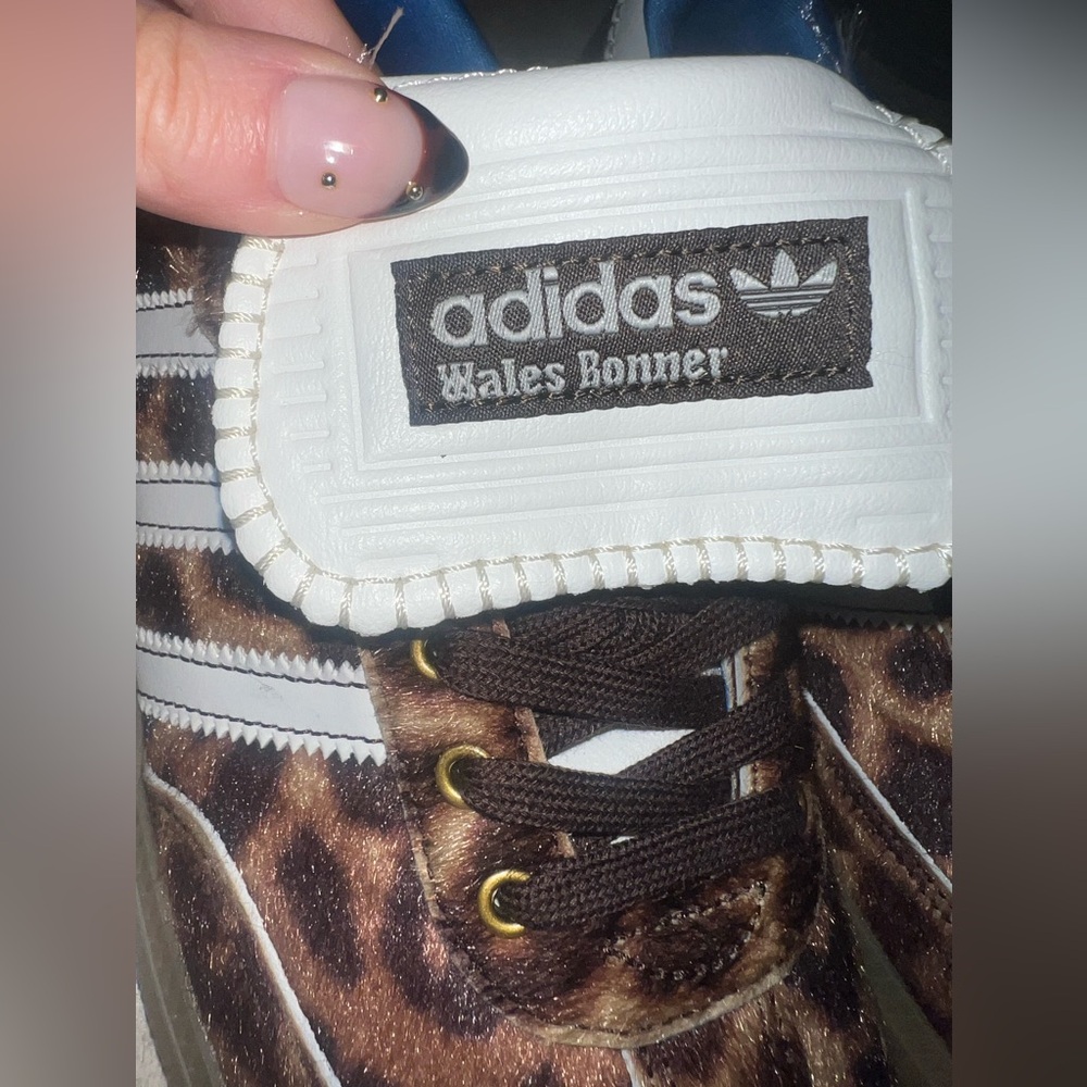 NEW Adidas Wales Bonner x Samba Leopard Pony Sneaker Shoes Men’s 11 Women 12 1/2 - Picture 3 of 11